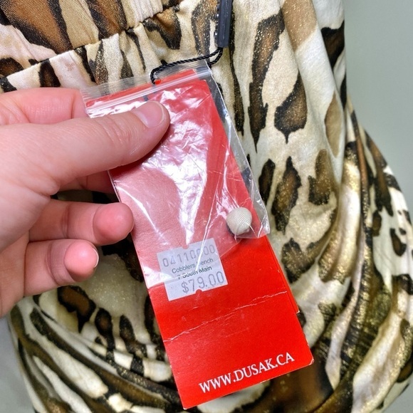 Dasuk Designs Shimmer Animal Print Tank Top - Picture 4 of 14